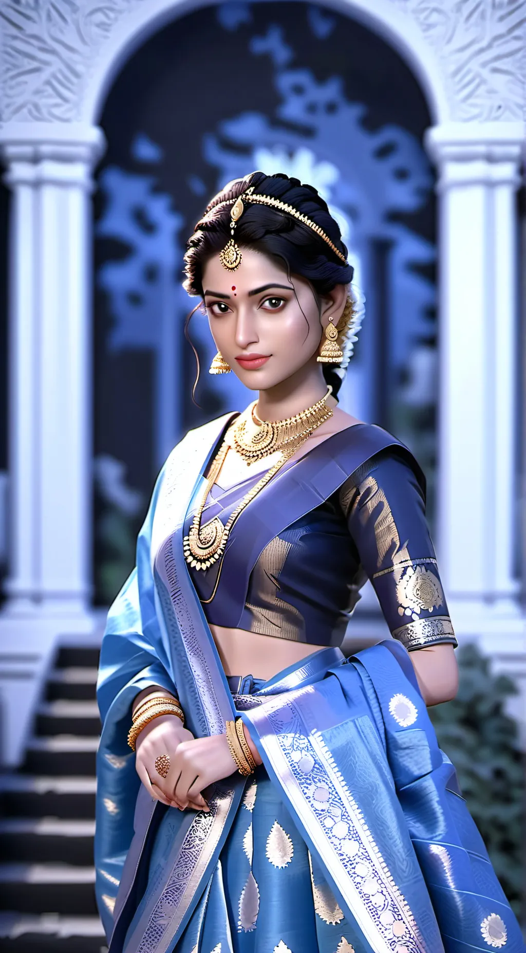 ai character: shreya background