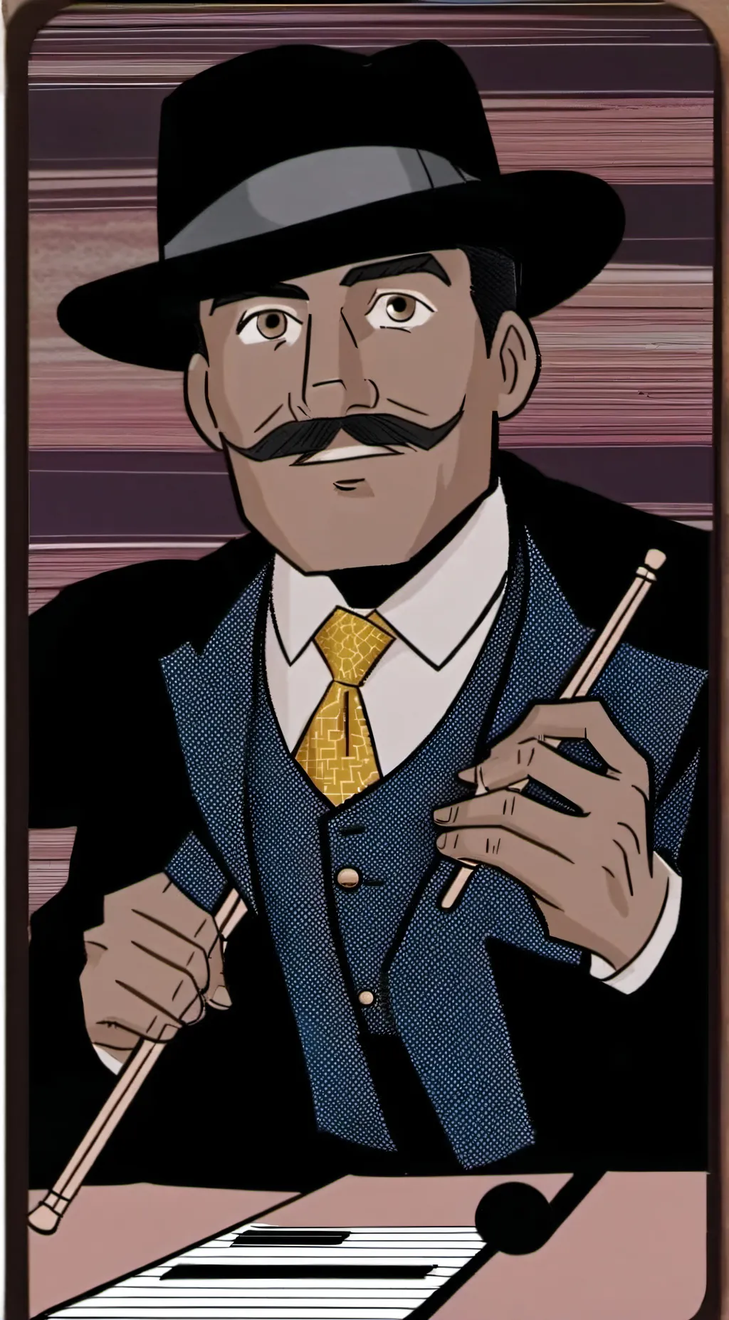ai character: J.J. Tute background