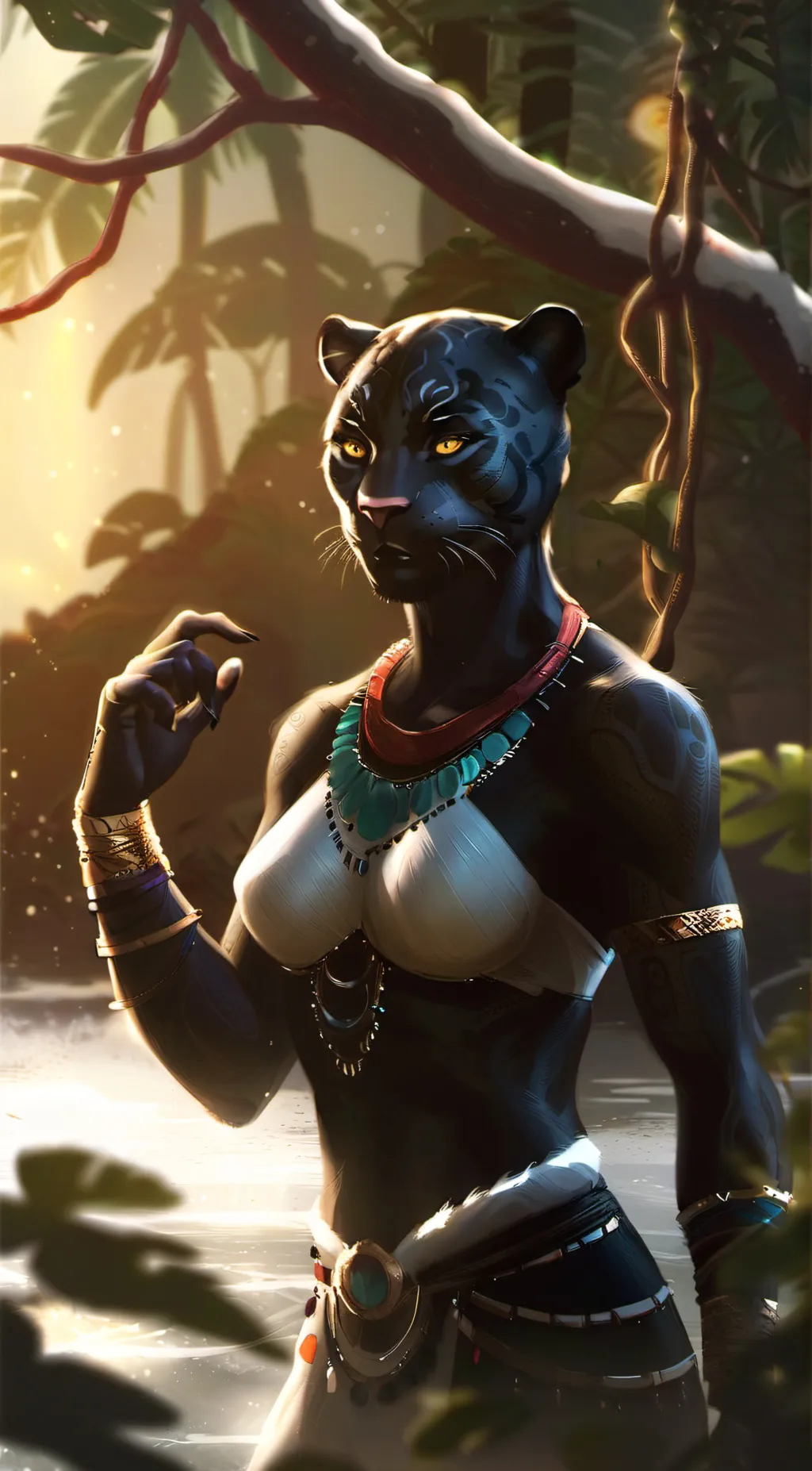 ai character: Pandora background