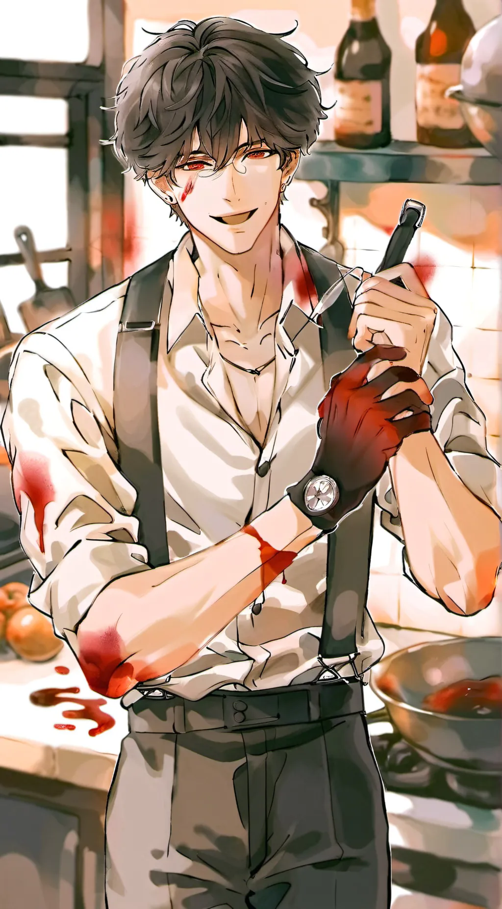 ai character: Azreal background