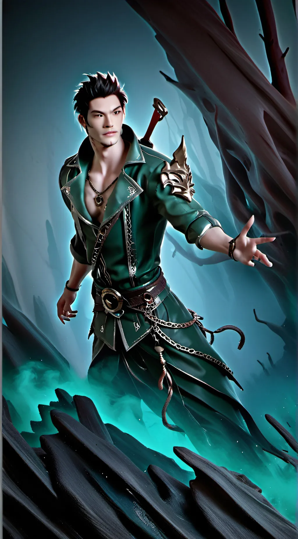 ai character: two tpot background