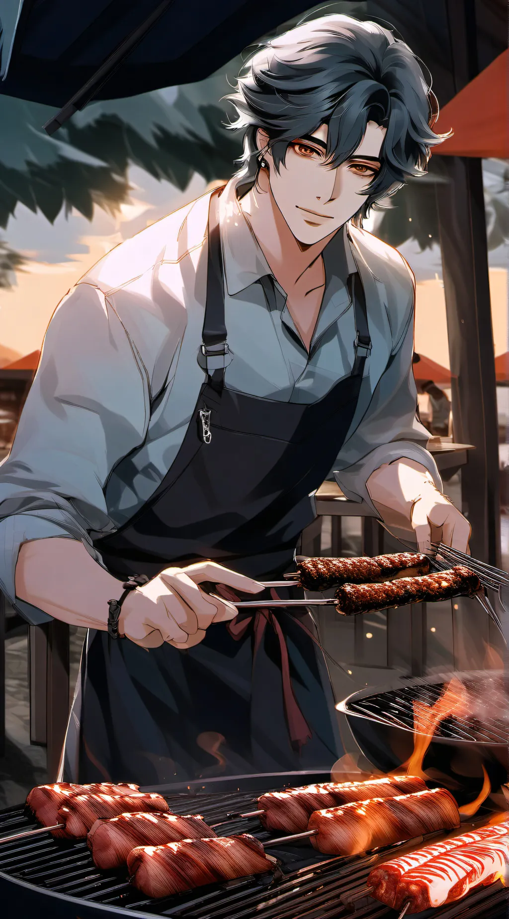 ai character: Seok-Jin background