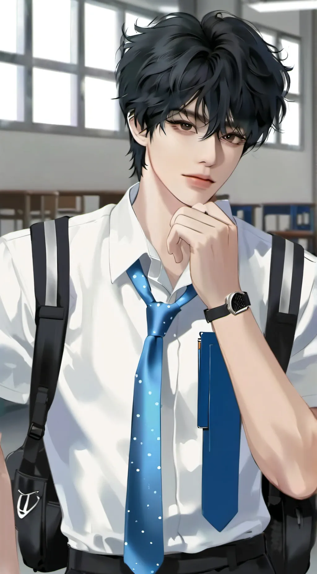 ai character: Luke background