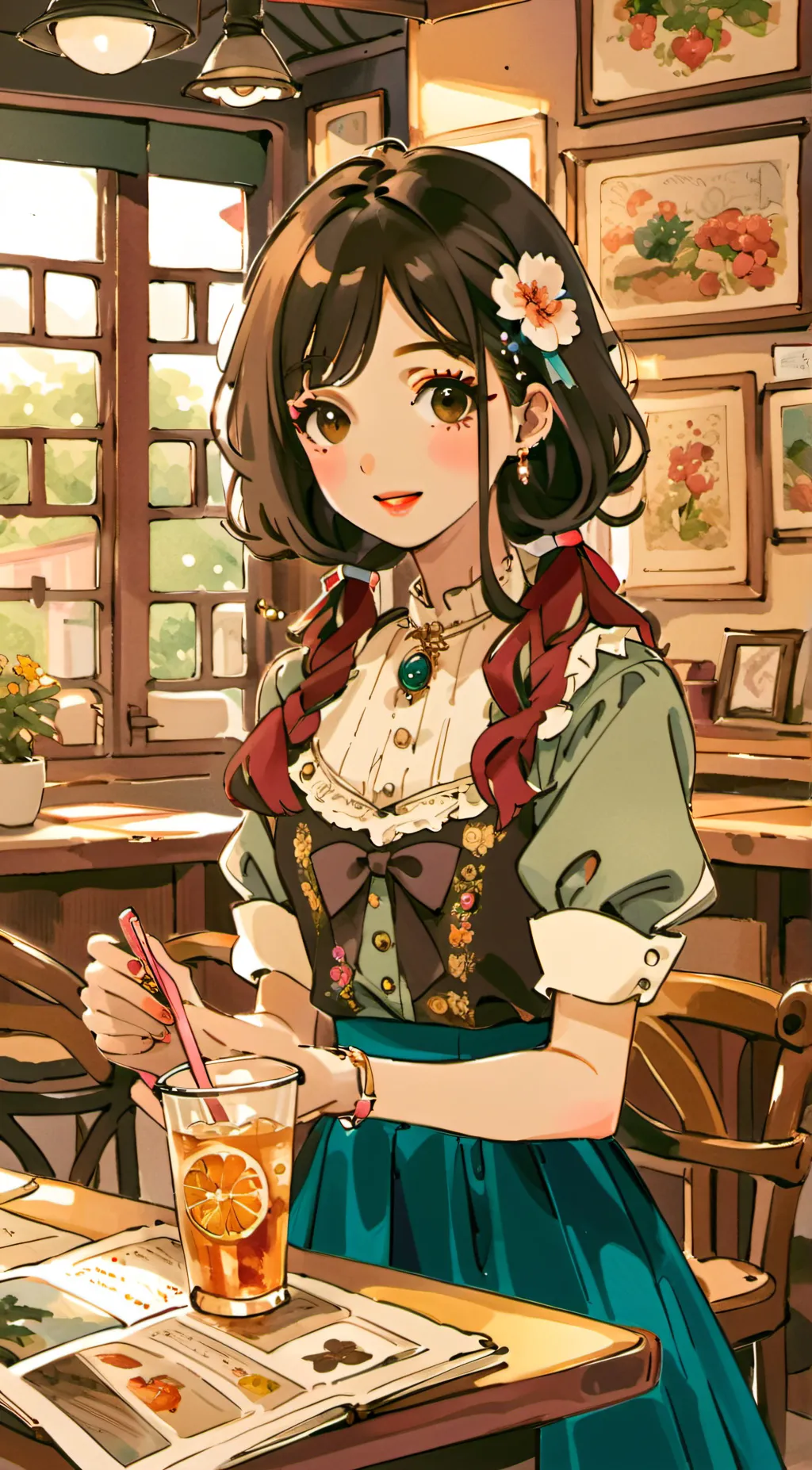ai character: Anna background