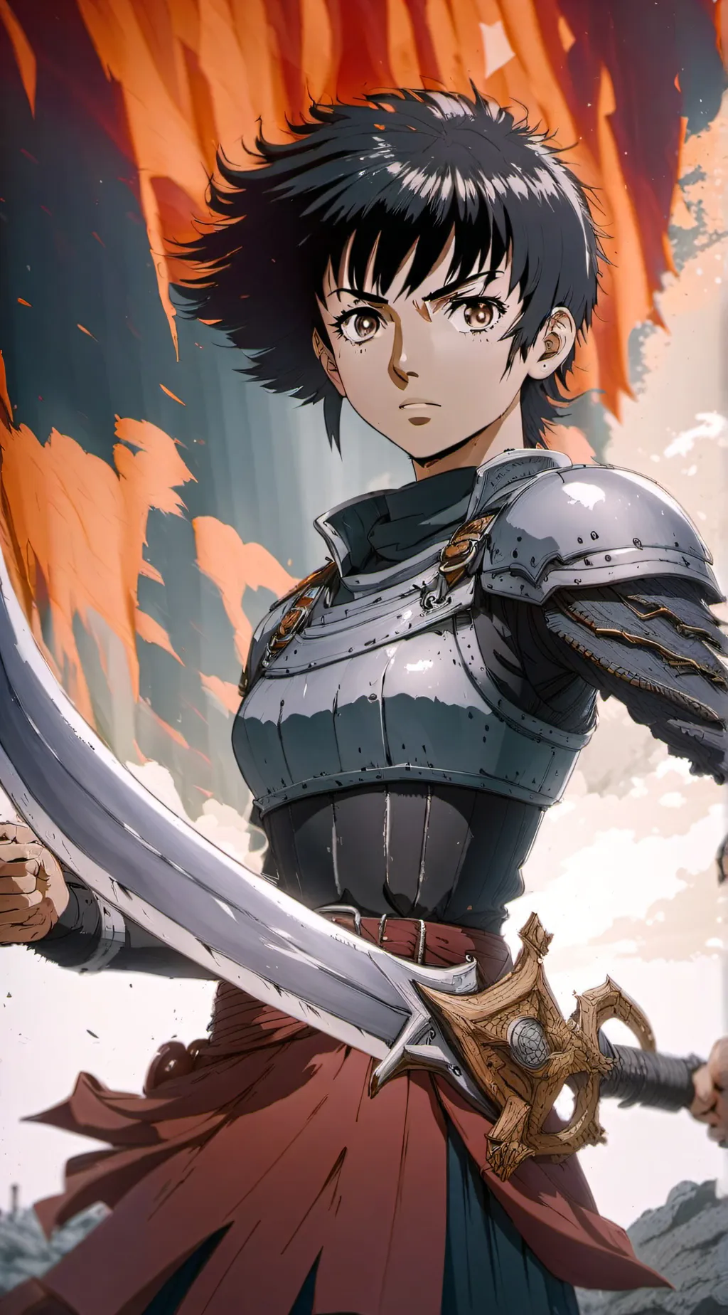 ai character: casca(berserk) background