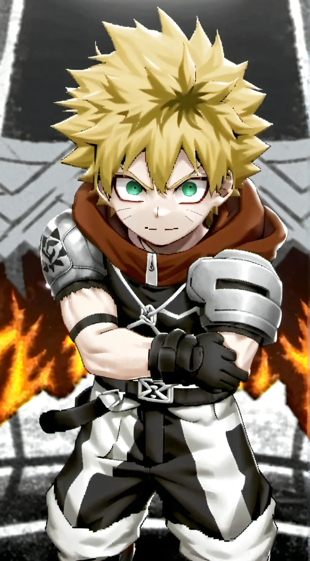 ai character: Bakugo background