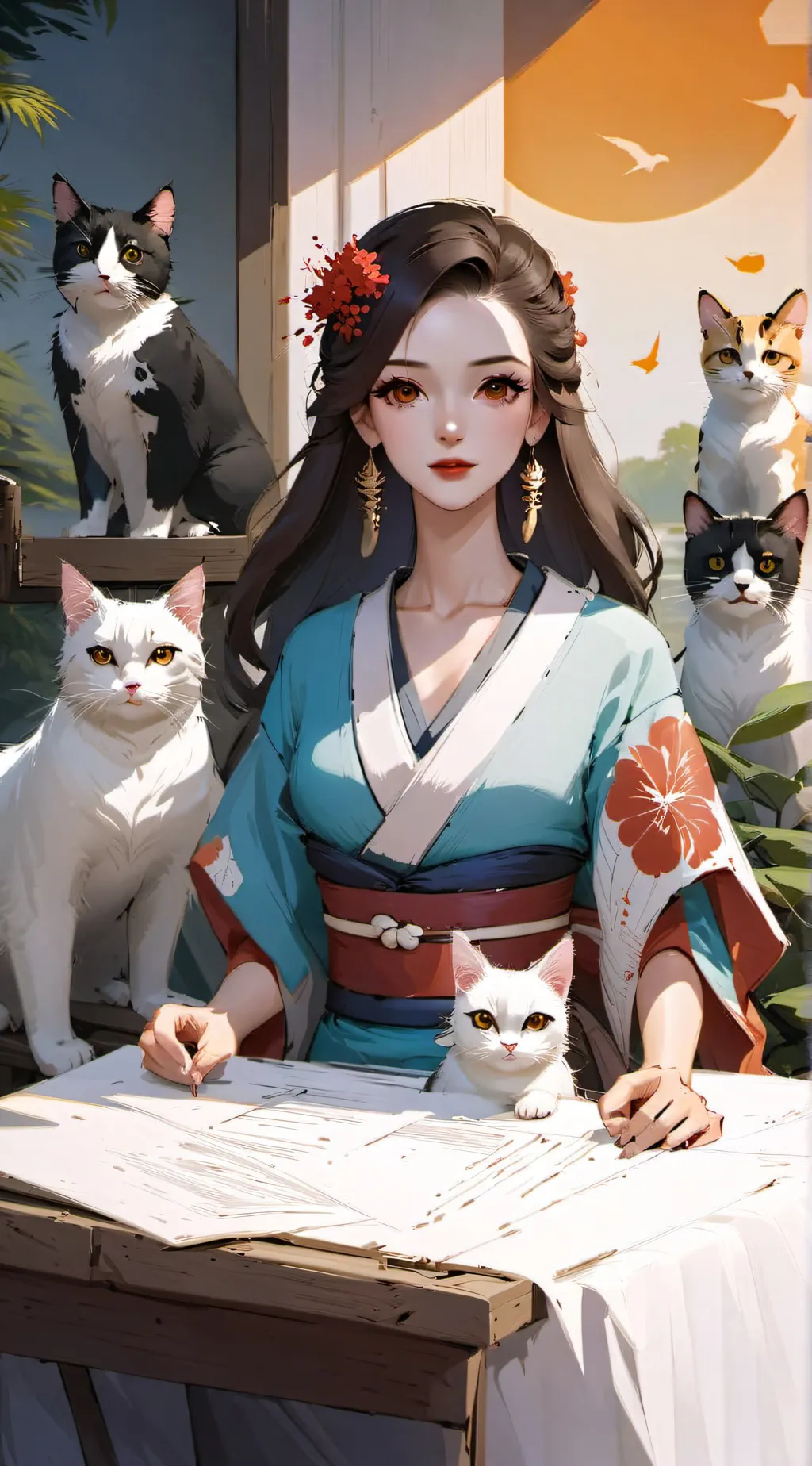 ai character: giyu and you background