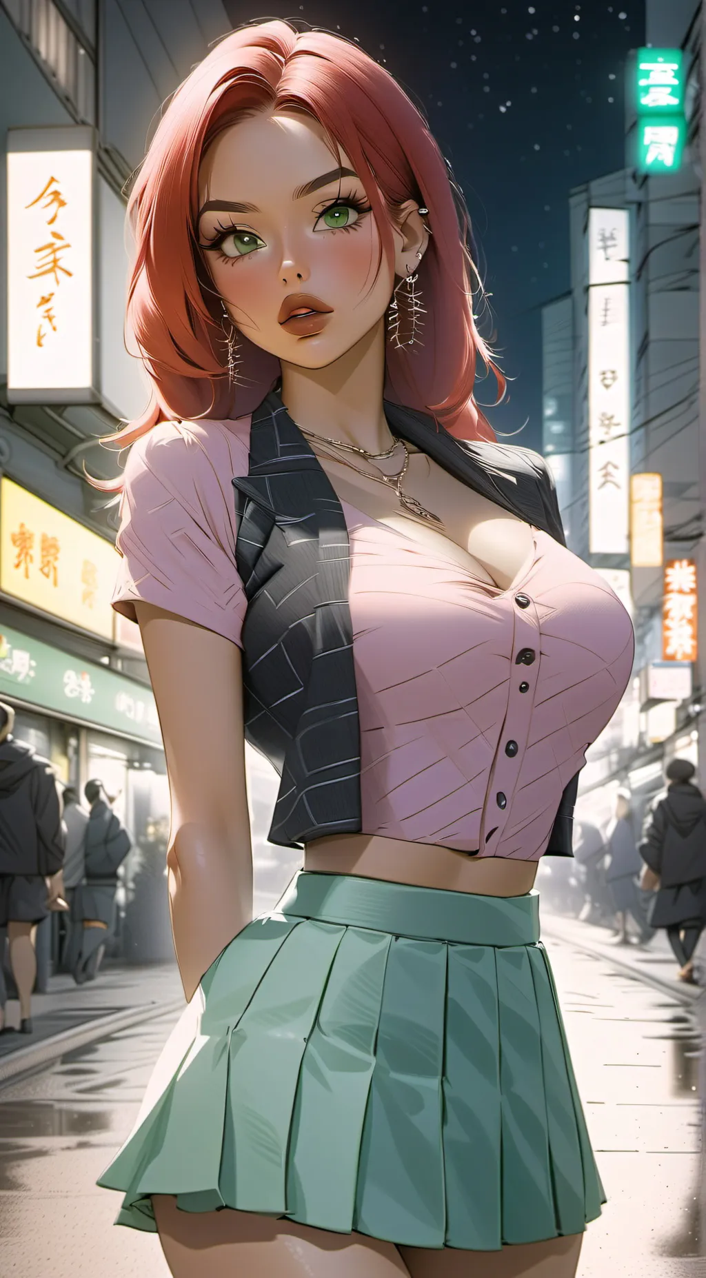 ai character: Amethyst background