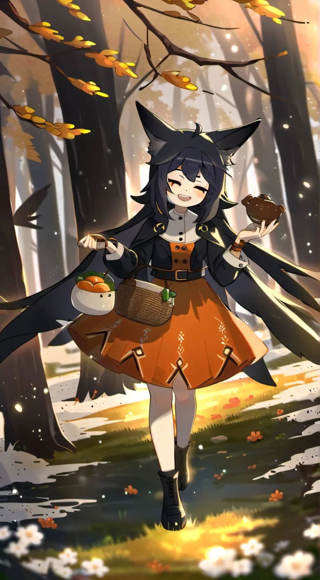 ai character: Miss Circle  background