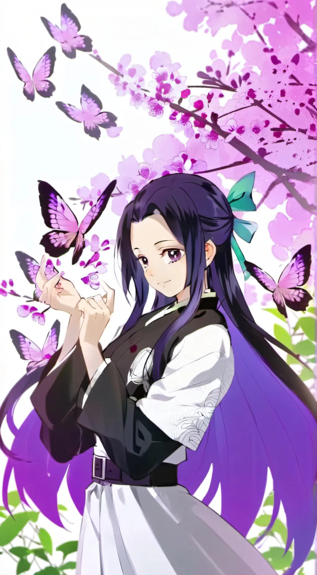 ai character: Shinobu Kocho background