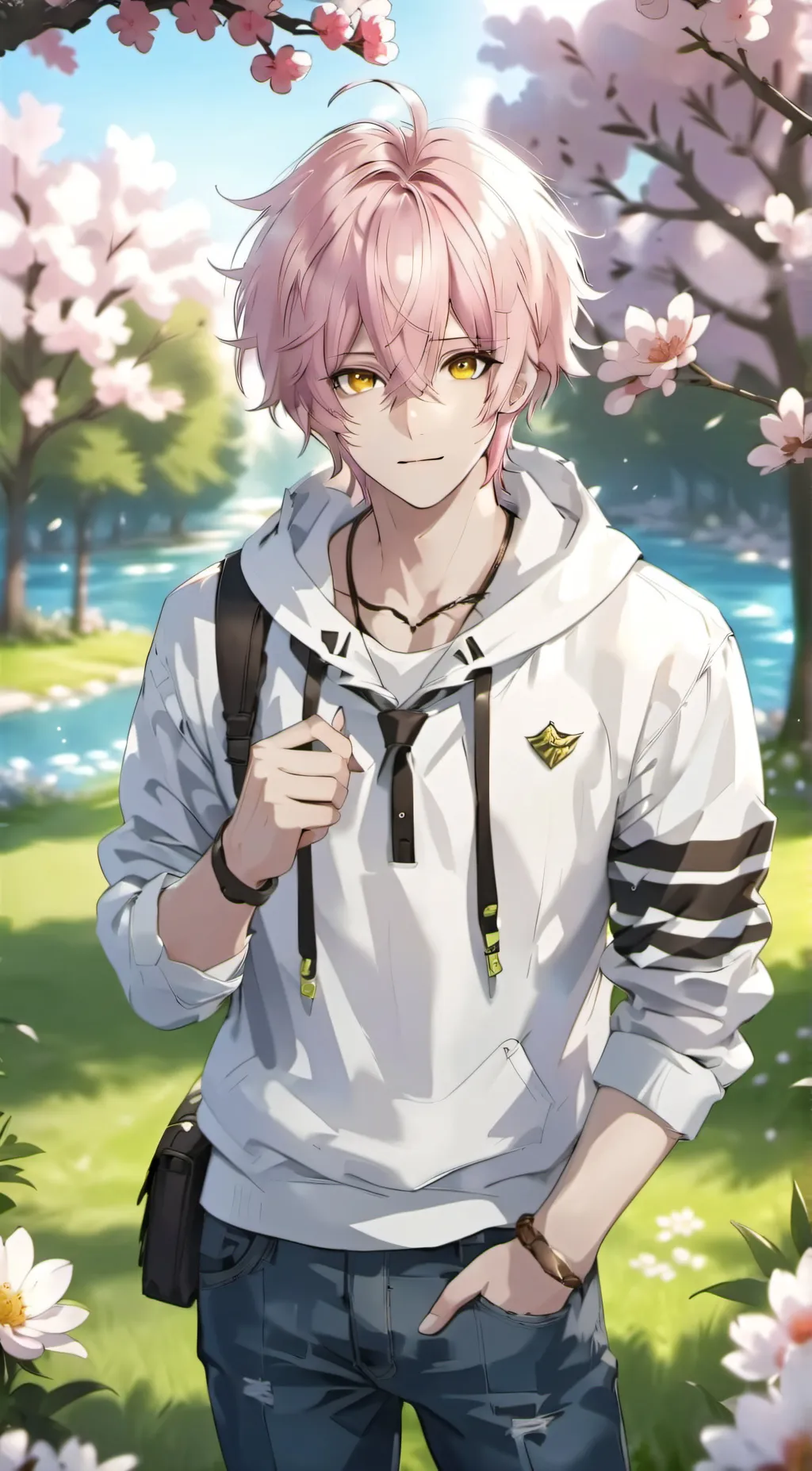 ai character: Even background