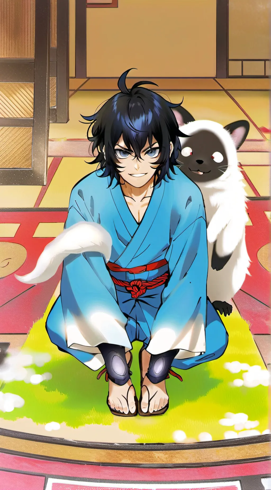 ai character: inosuke background
