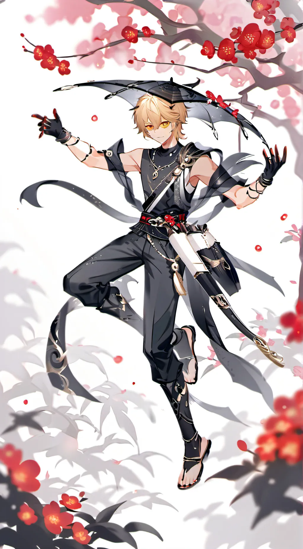 ai character: Sleep over background
