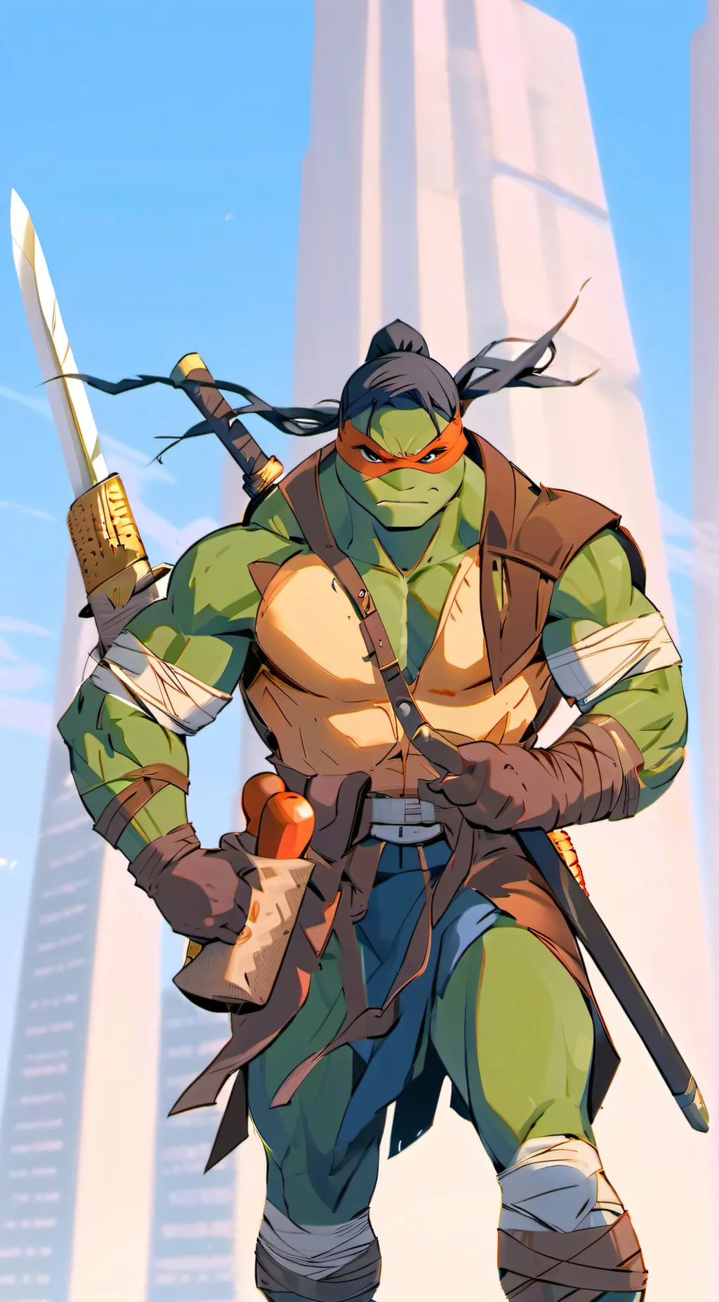 ai character: rise tmnt background