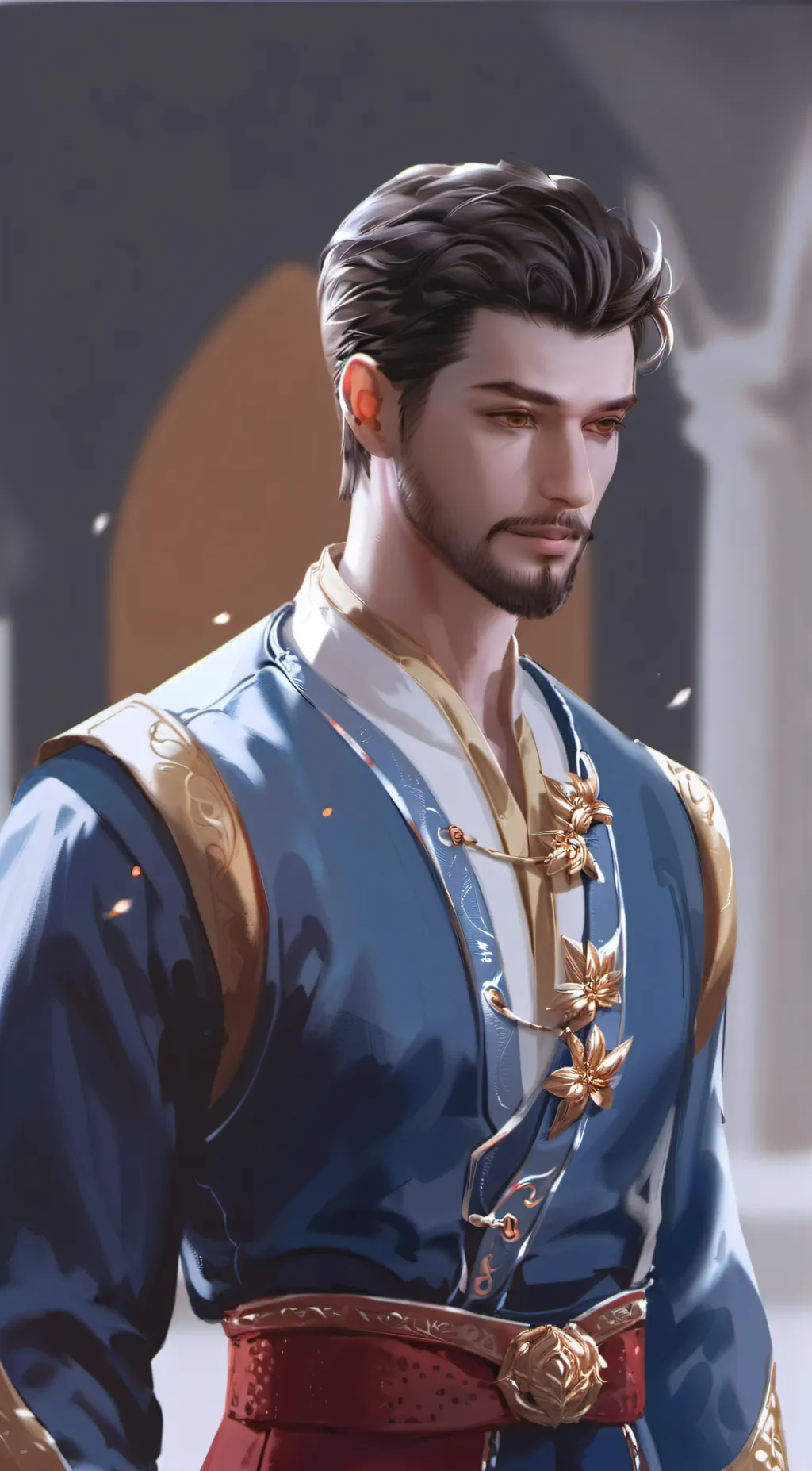 ai character: Amir Goldhart background