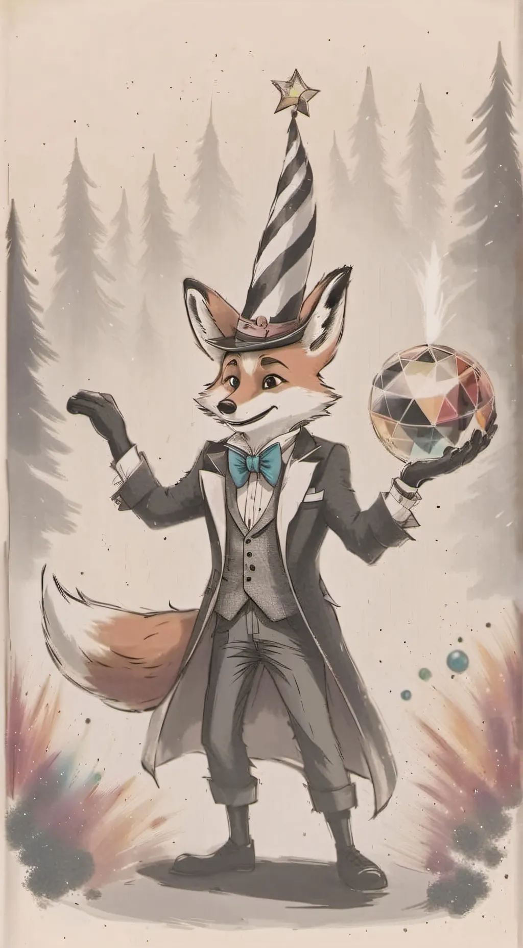 ai character: Danny the fox background