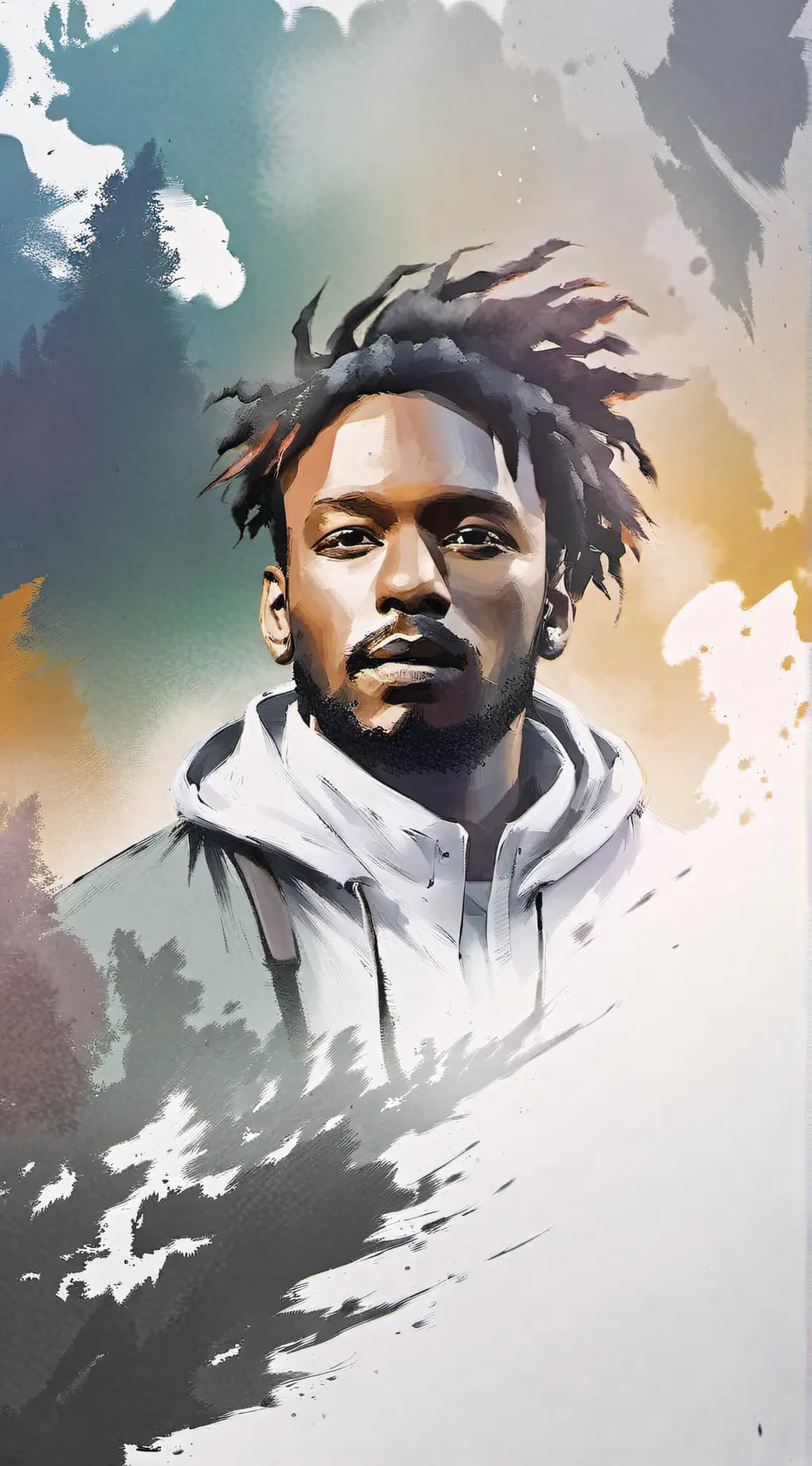 ai character: Kendrick Lamar  background
