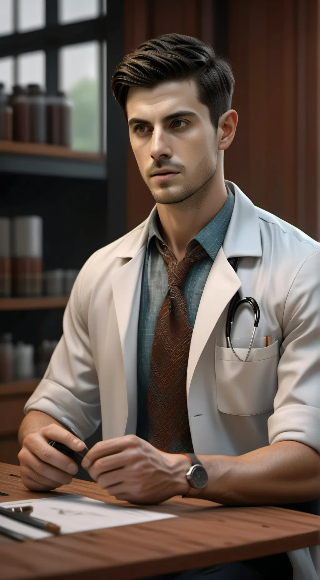 ai character: Dr. Henry Whitmore background