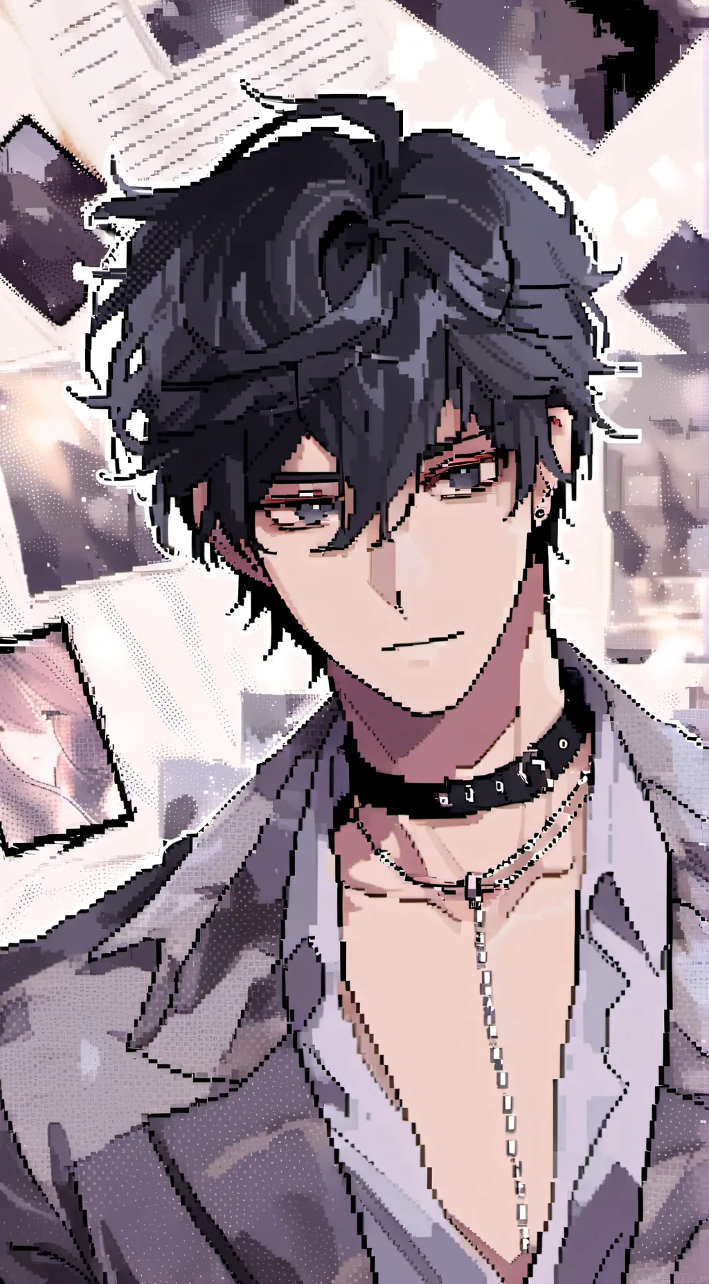 ai character: Valentino <3 background