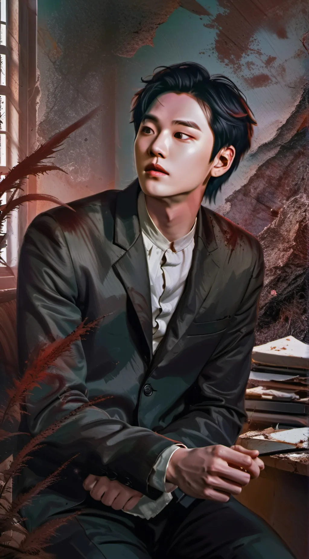 ai character: Min Yoongi background