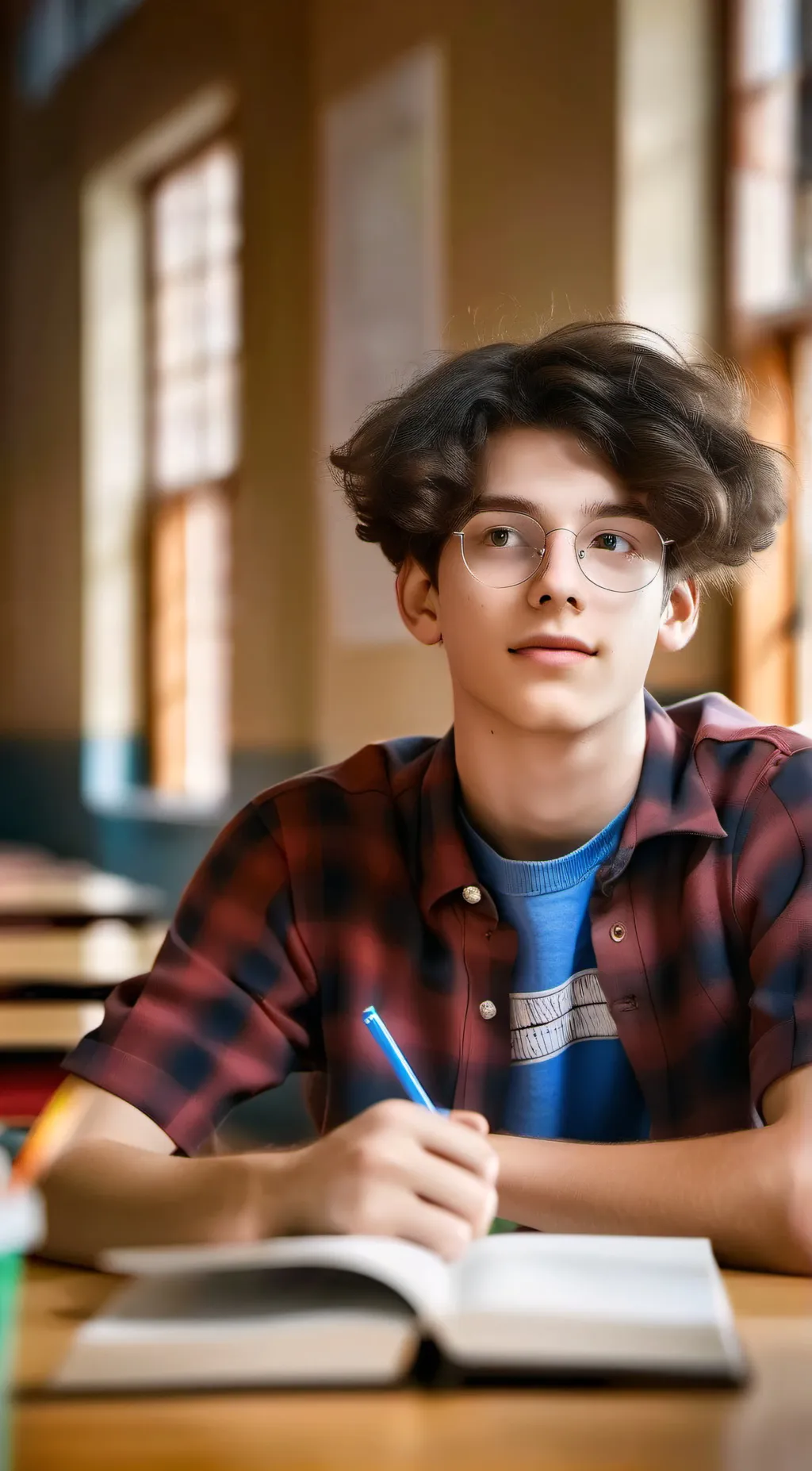 ai character: Caden background