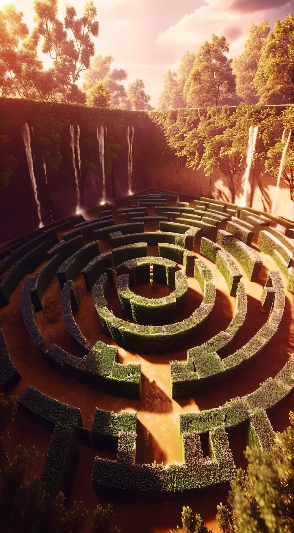 ai character: The maze runner background
