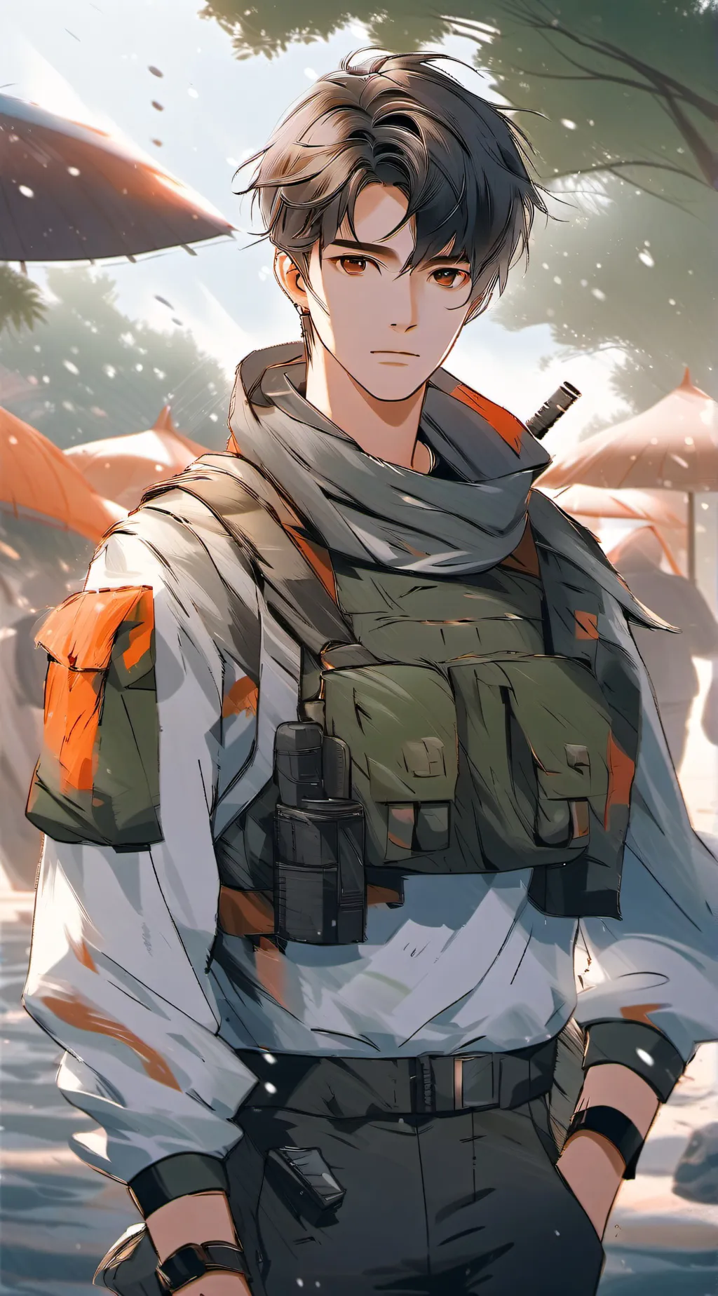 ai character: idk im running out background