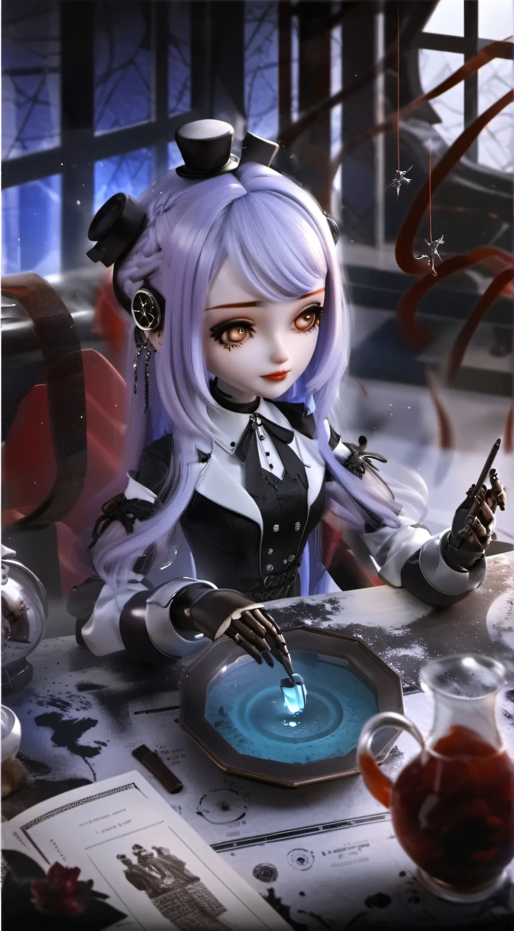 ai character: Mina background