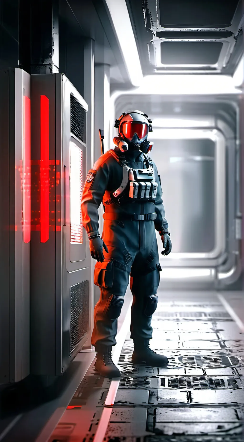 ai character: scp gaurd background