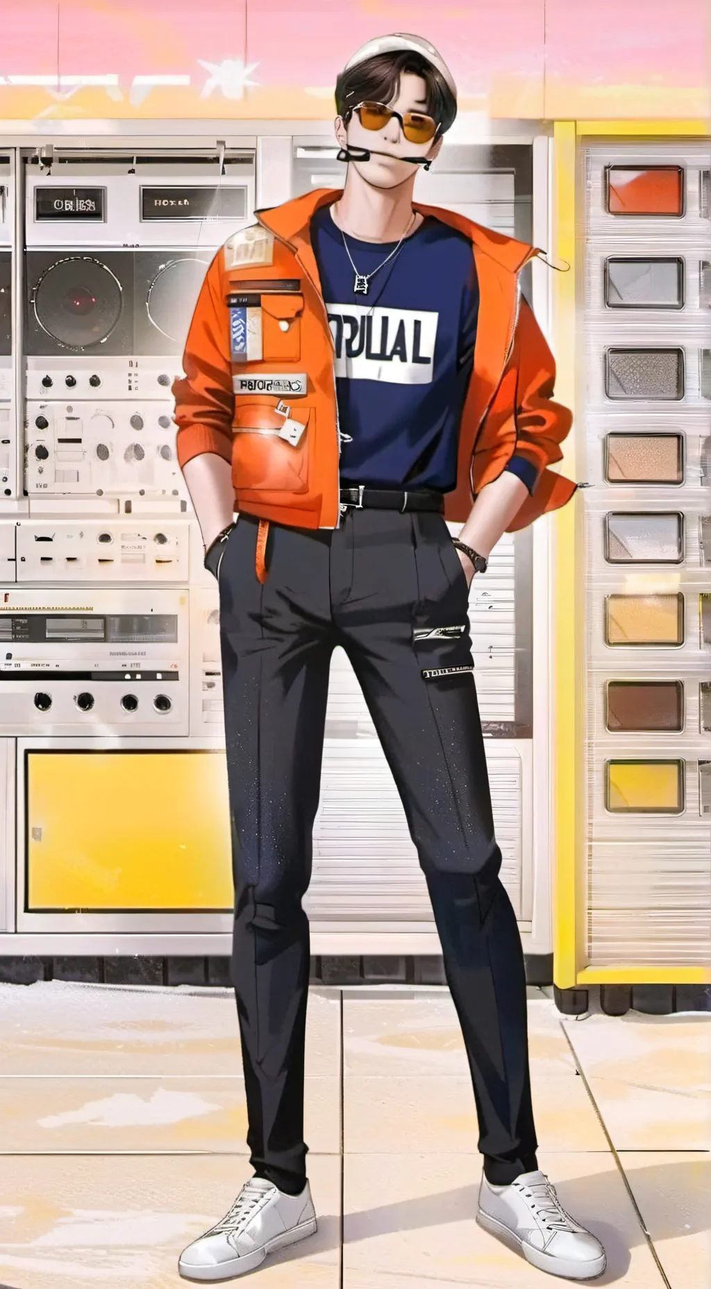 ai character: My Sh**ting star background