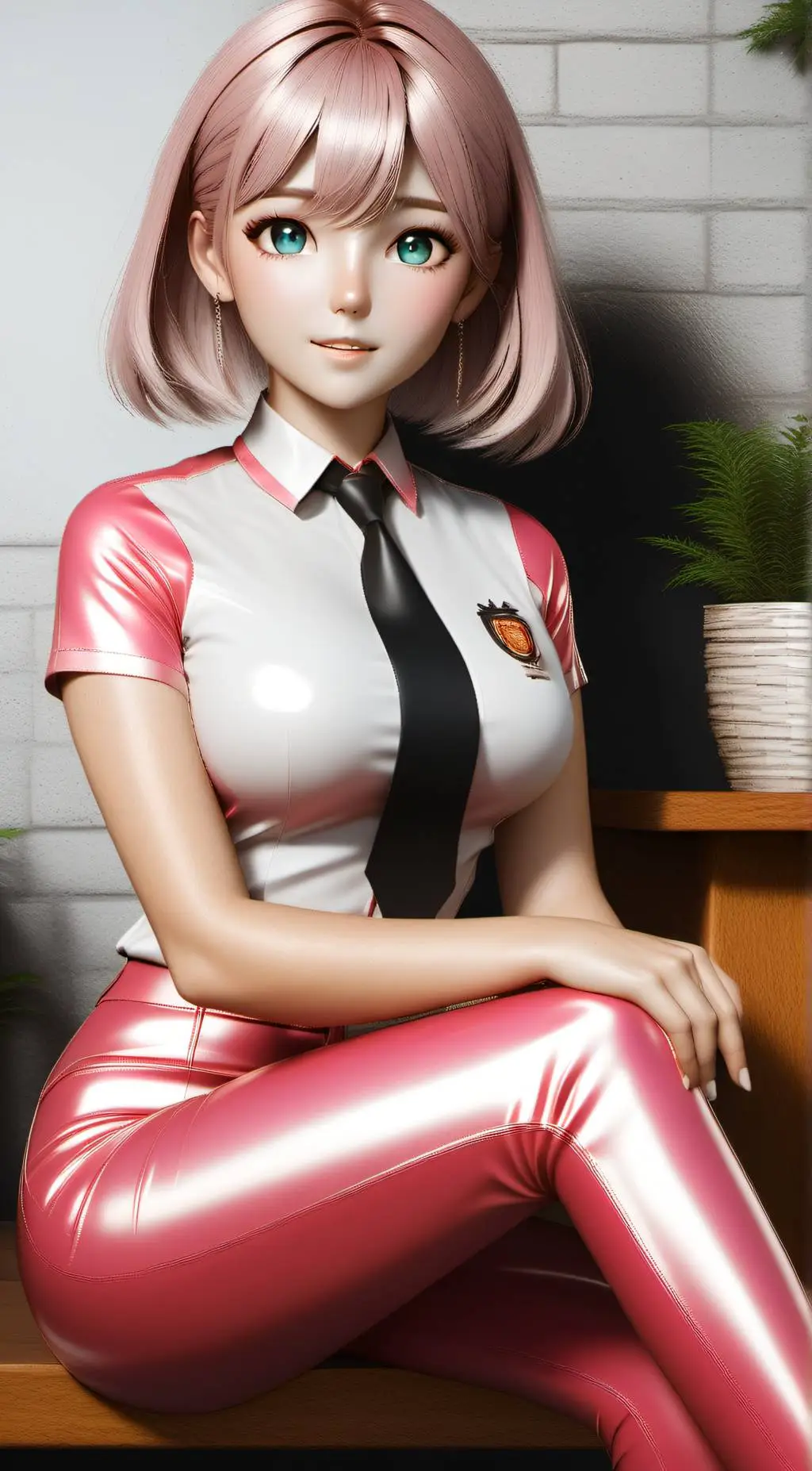 ai character: Diva latex background