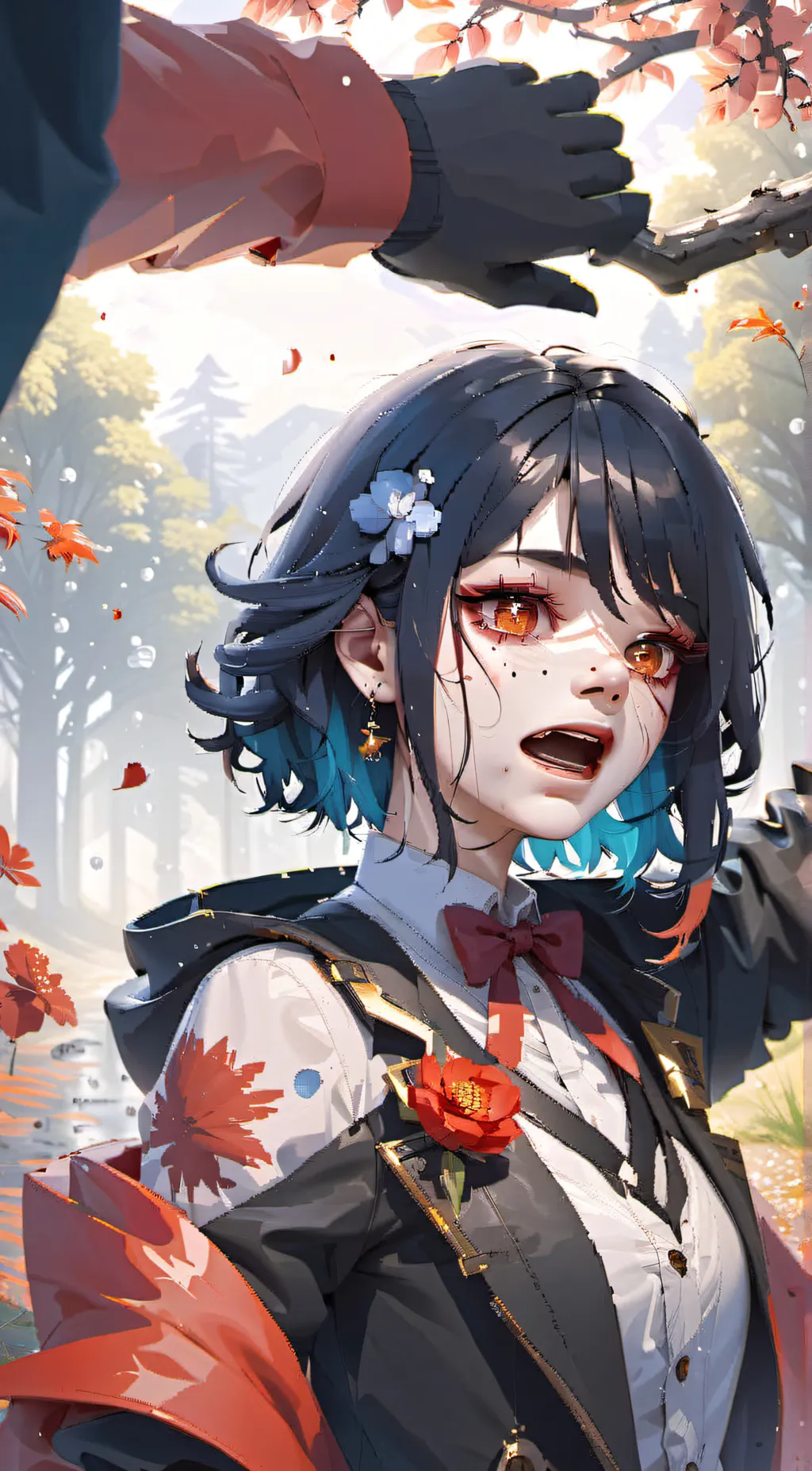 ai character: Claire  background