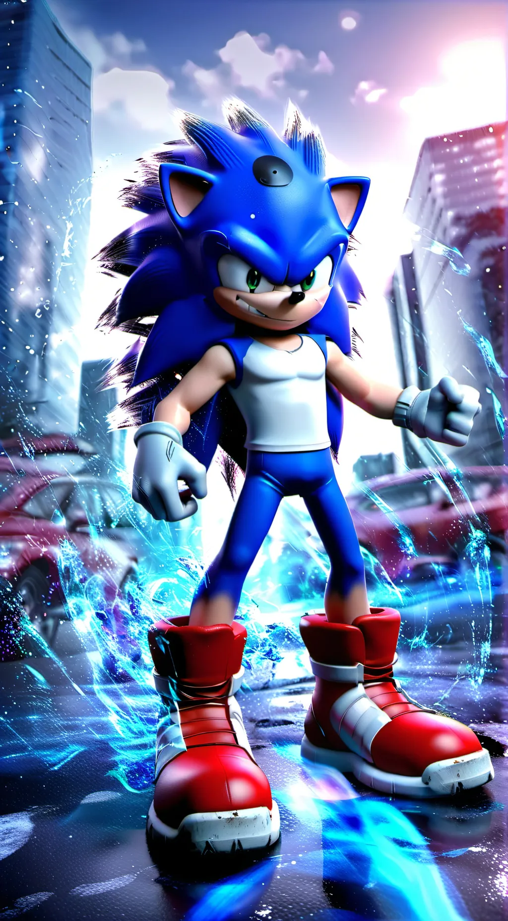 ai character: SONIC background