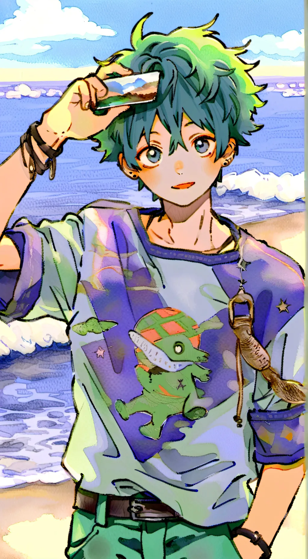 ai character: deku background