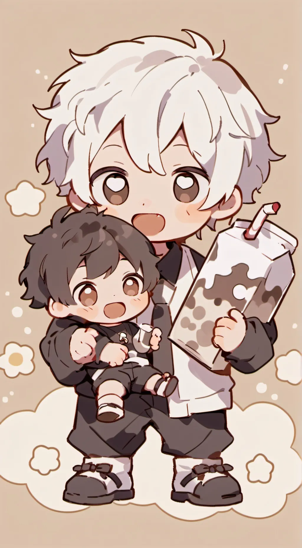 ai character: Toddler boys  background