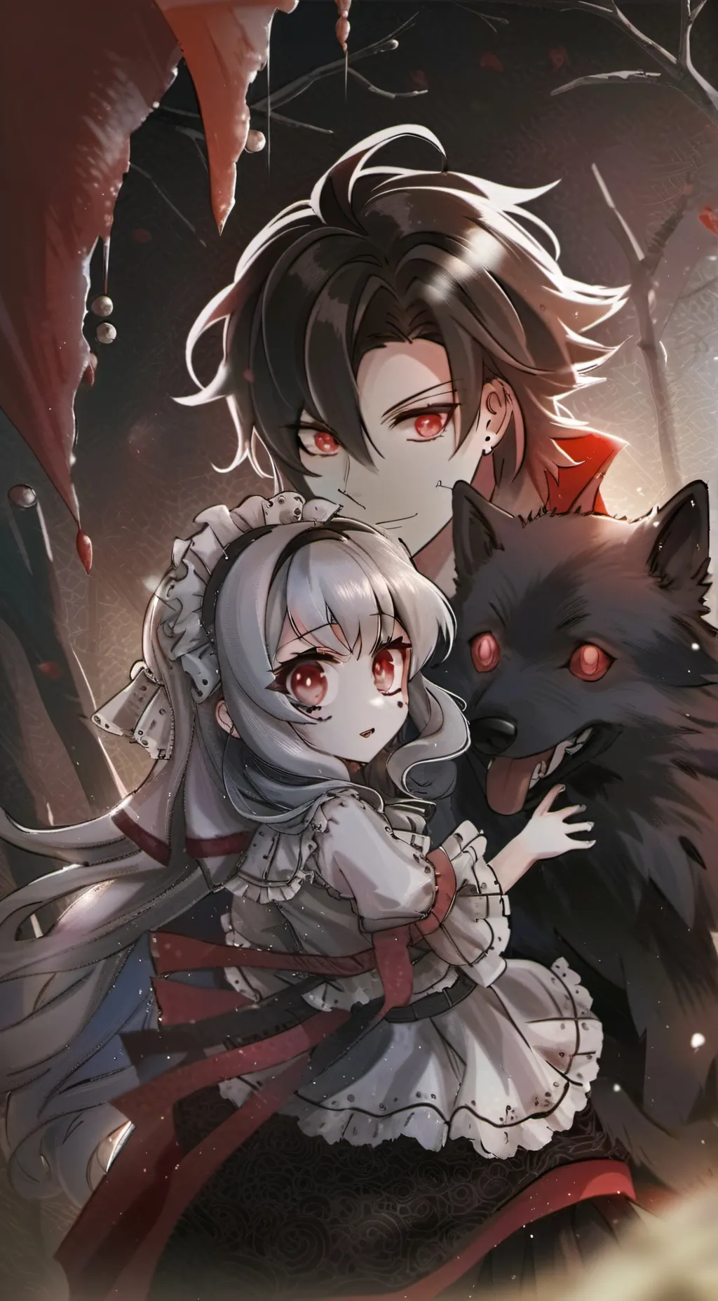 ai character: 🐈huskerdust🕷️ background