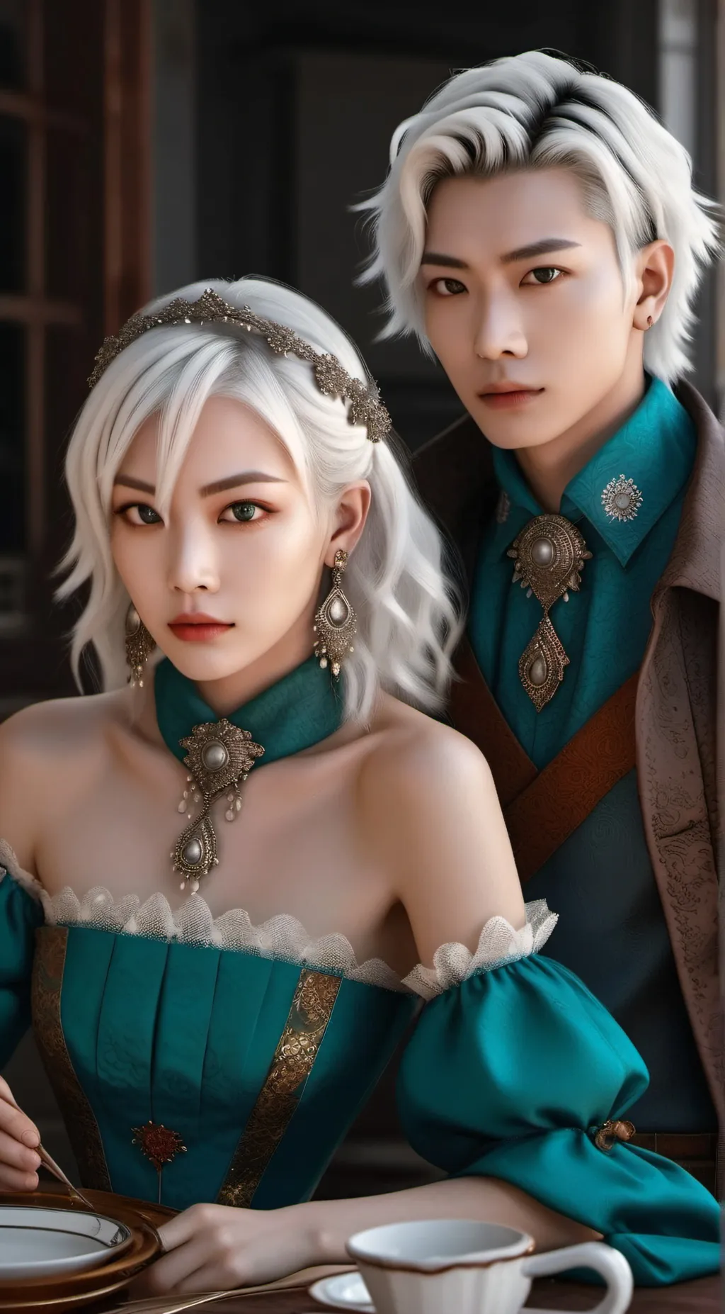 ai character: Lilly and Nick background