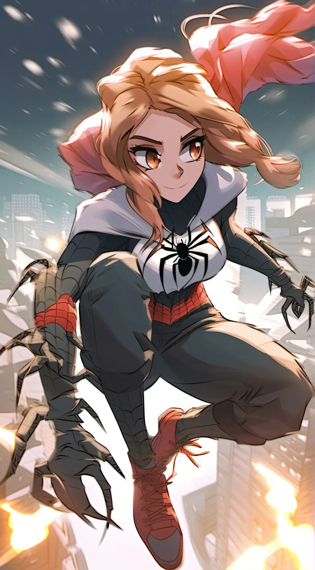 ai character: gwen Stacy background