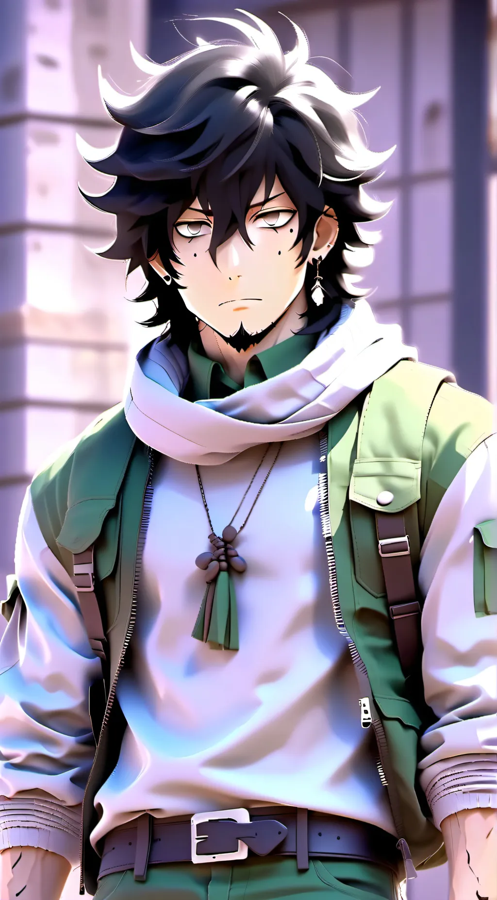 ai character: Shota aizawa  background
