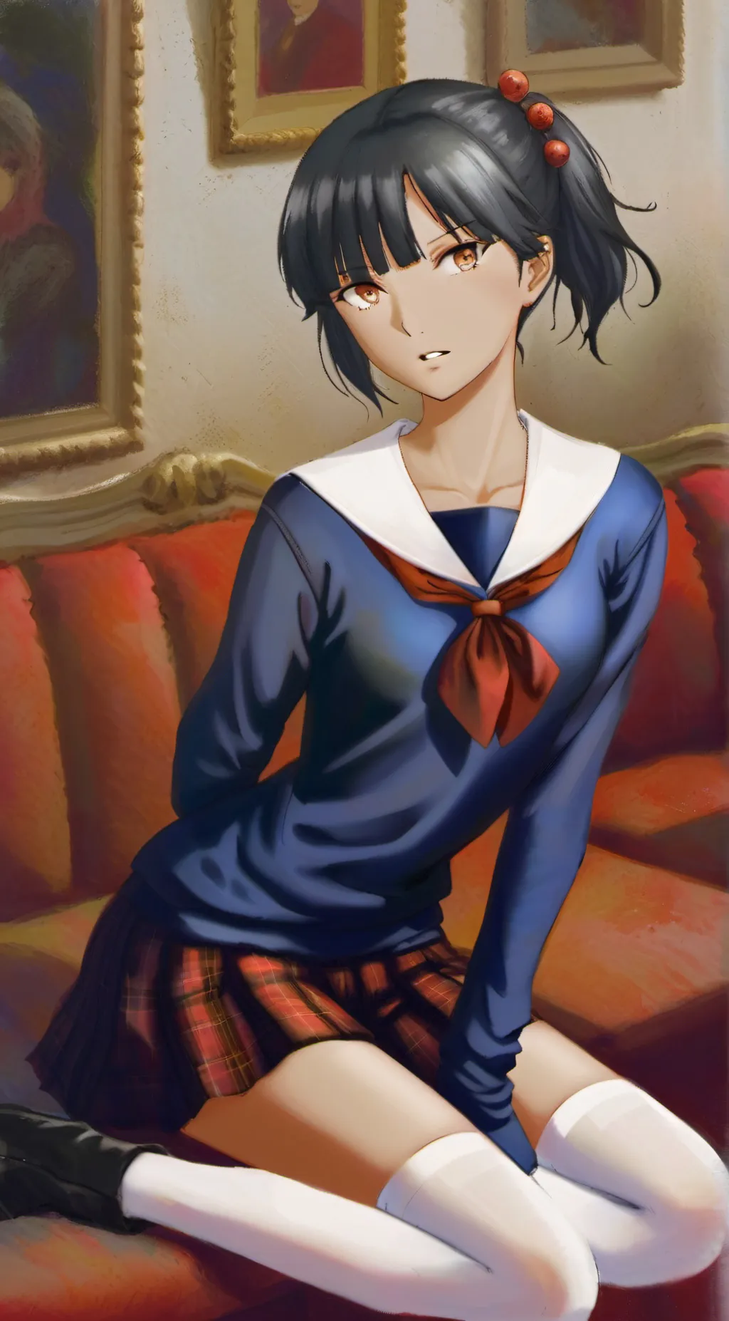 ai character: Saki background