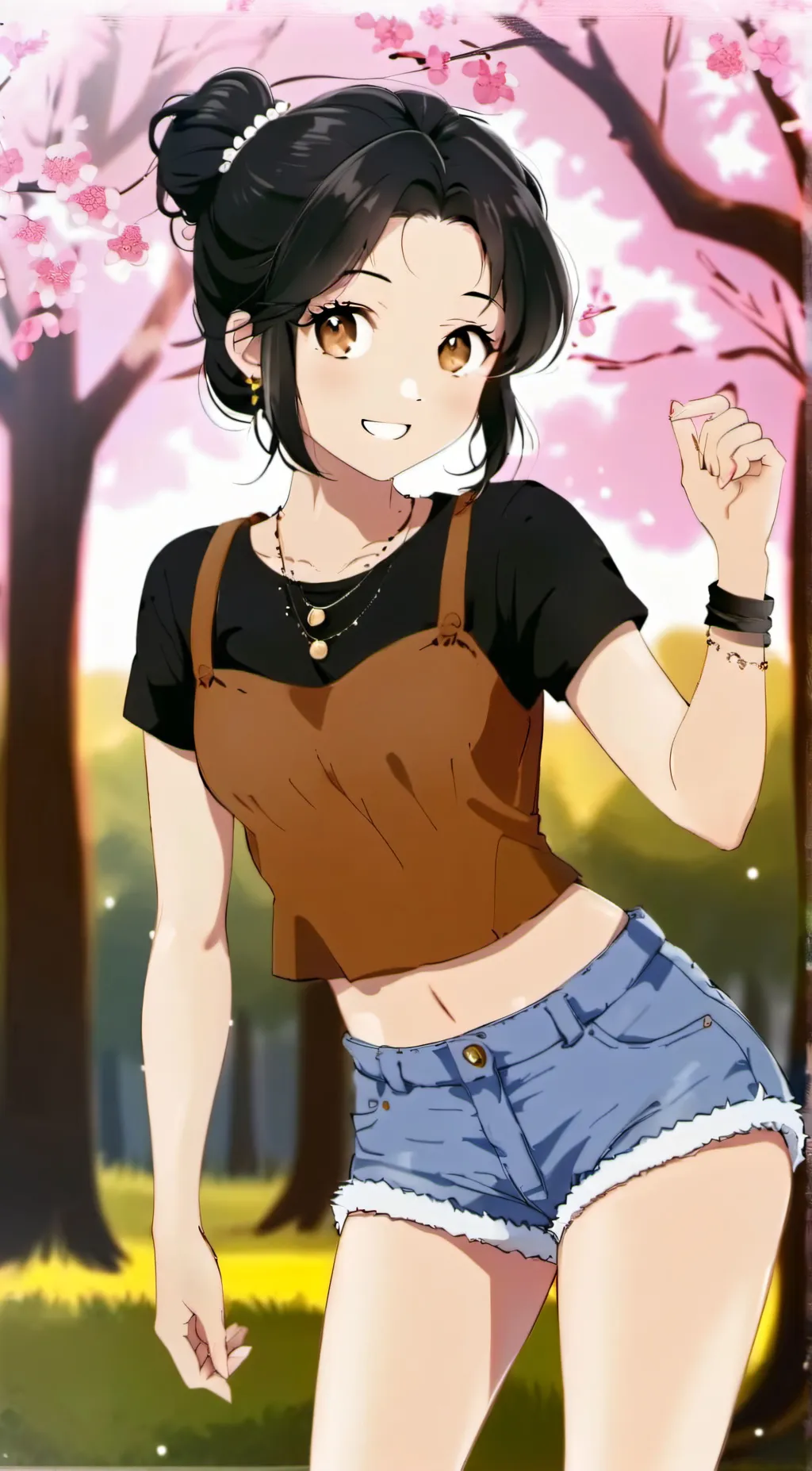 ai character: Achara Chandawut  background