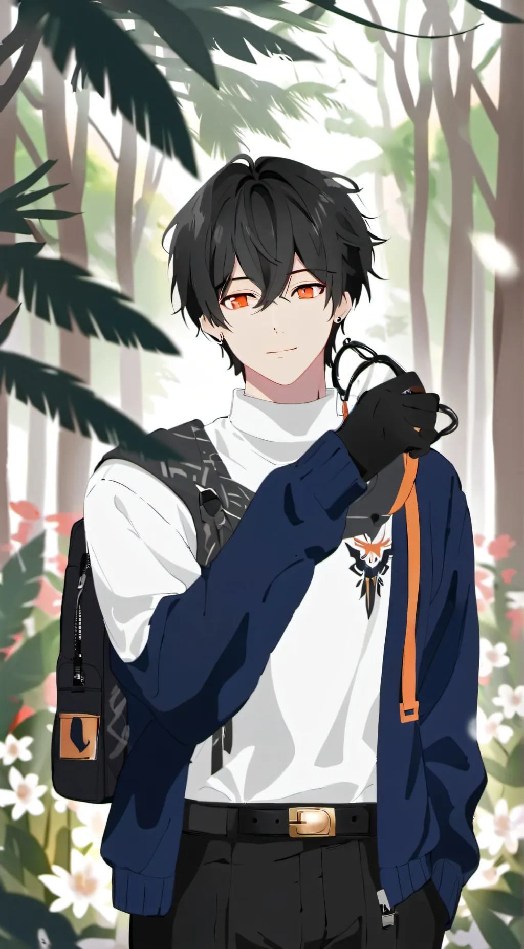 ai character: Leo👀 background