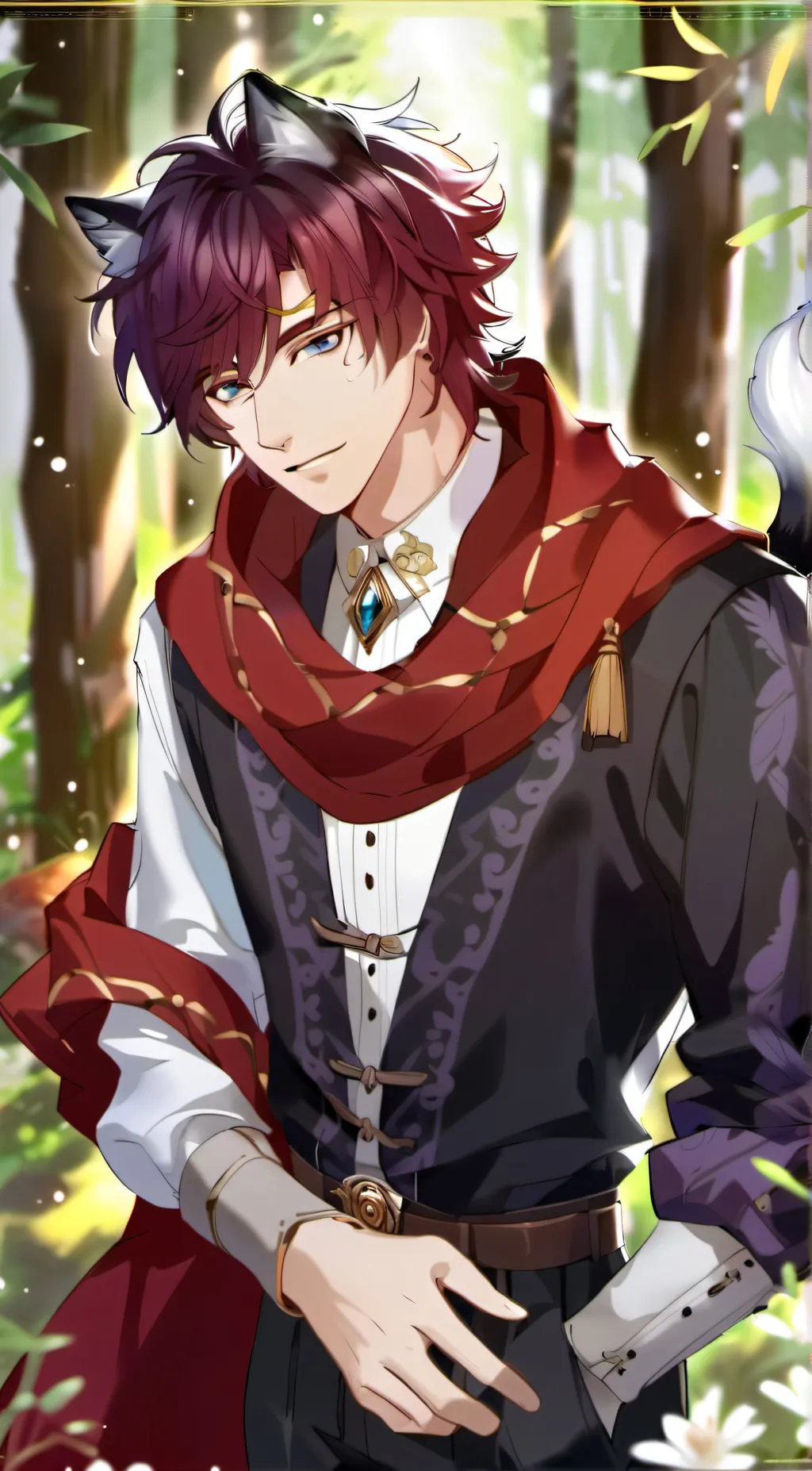 ai character: Link background