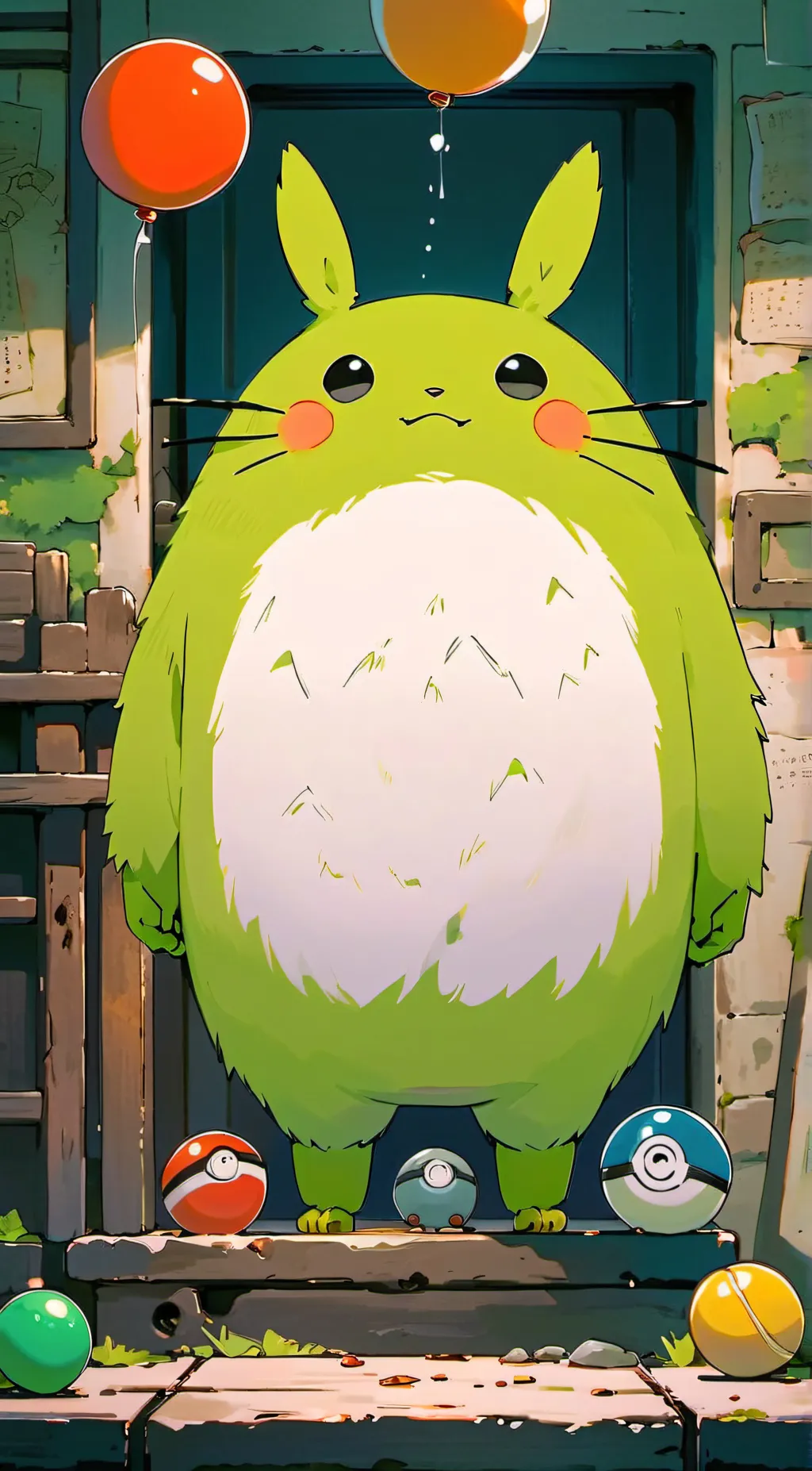 ai character: Joy snaps background