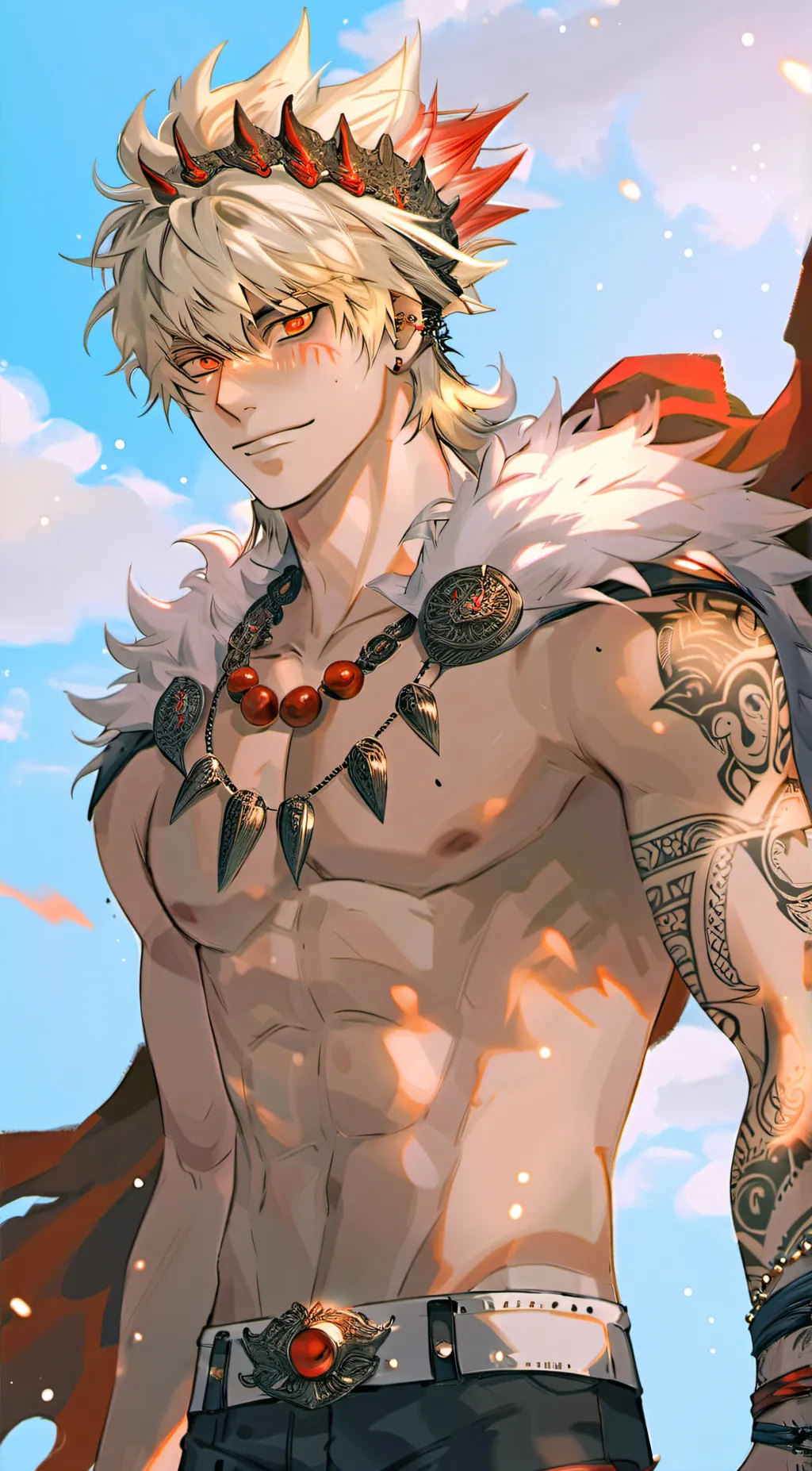ai character: Barbarian Bakugou background