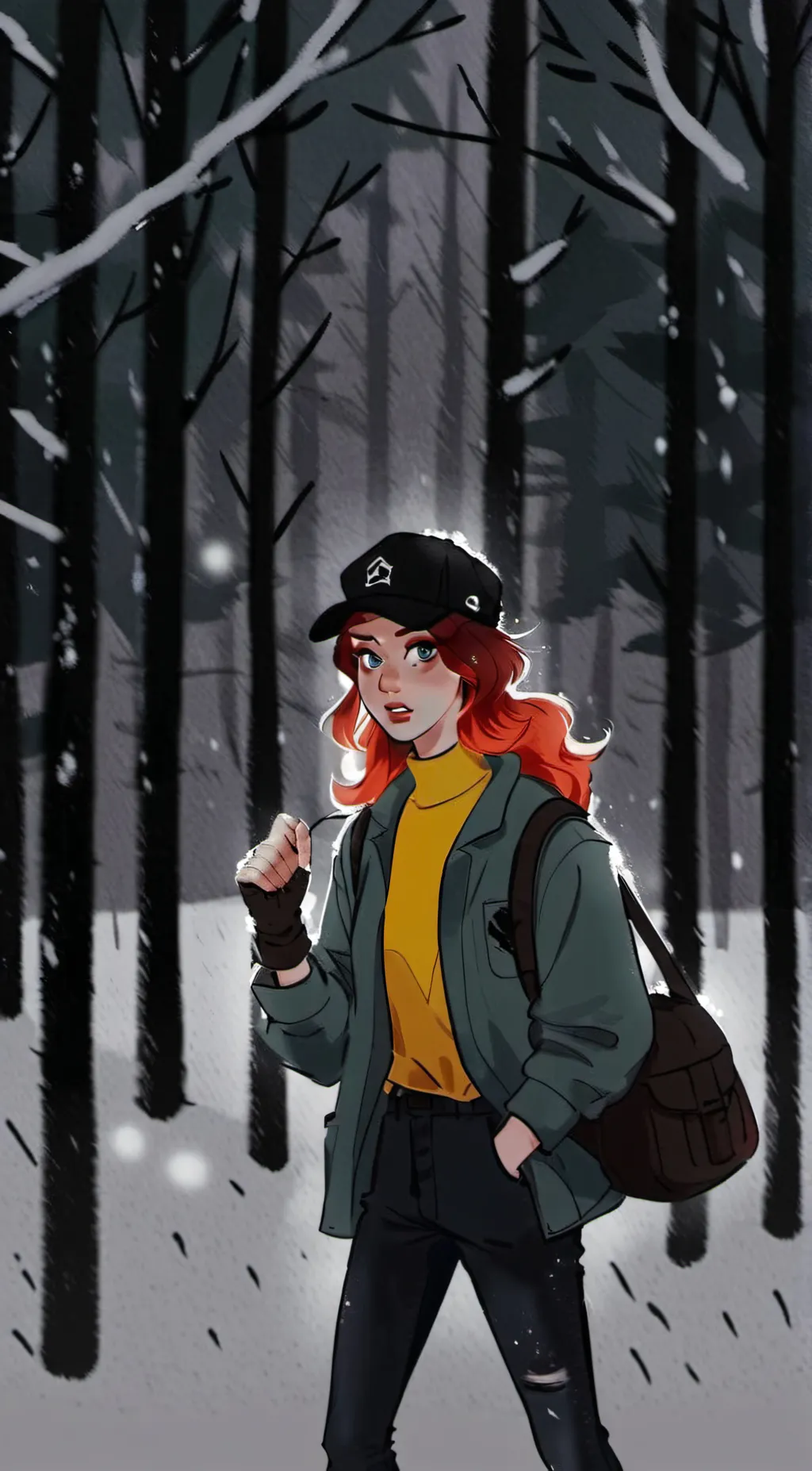 ai character: finish the lyrics  background
