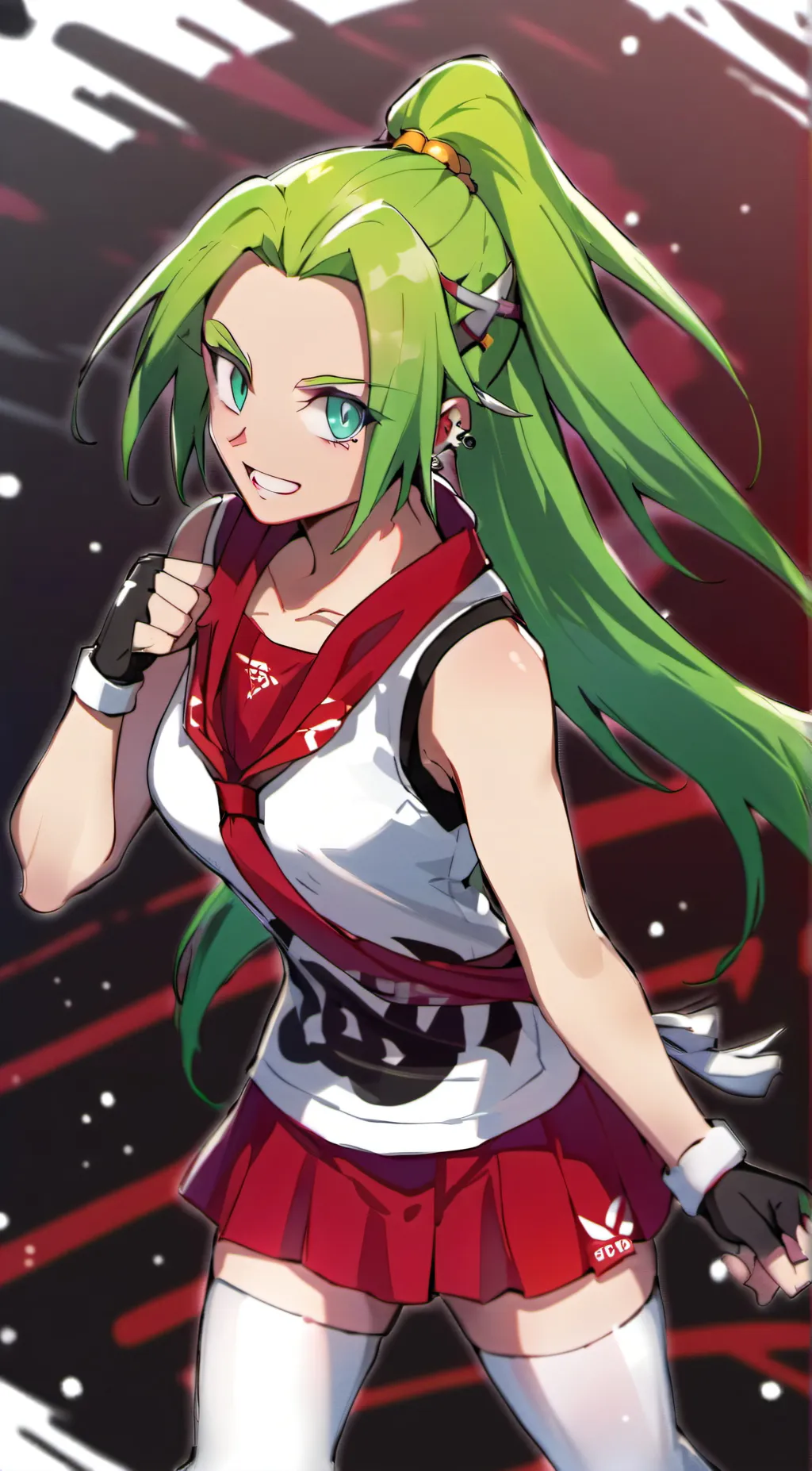 ai character: Rose background