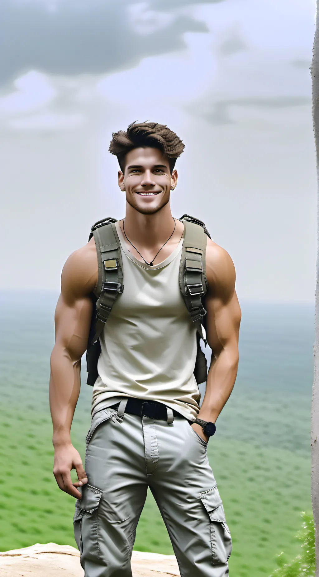 ai character: Damien background