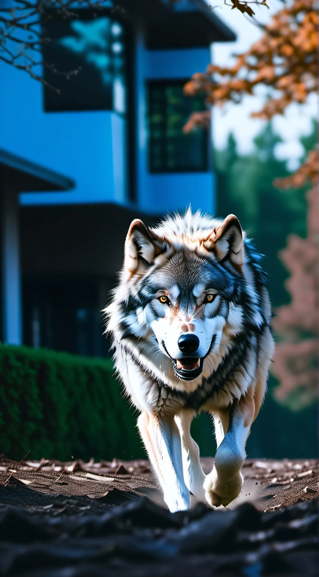ai character: Wolf attack !! background