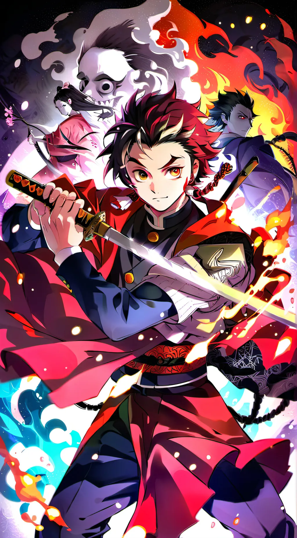 ai character: Demon Slayer background